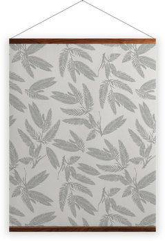 'Pale Silver Ferns' Wall Hangings