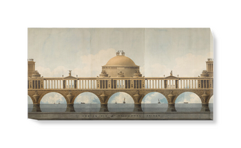 'Designs for a Triumphal Bridge' Canvas Wall Art