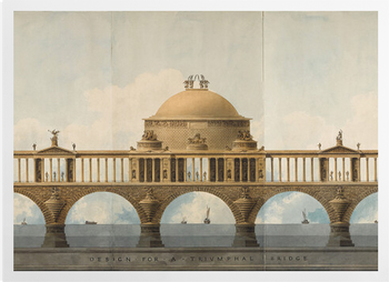 'Designs for a Triumphal Bridge' Art Prints
