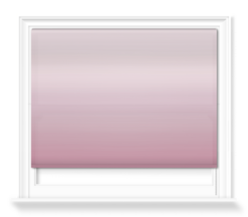 'Coastal Ombre Rose Ash' Roller blinds