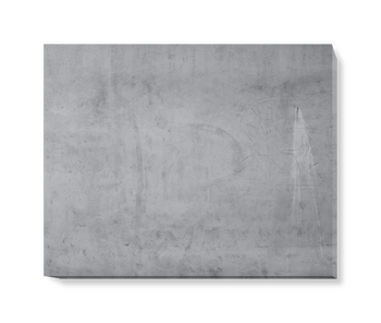 'Painted Concrete White' Canvas Wall Art