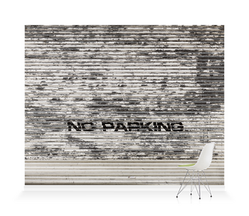 'No Parking' Wallpaper Mural
