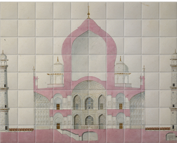 'Taj Mahal' Ceramic Tile Mural