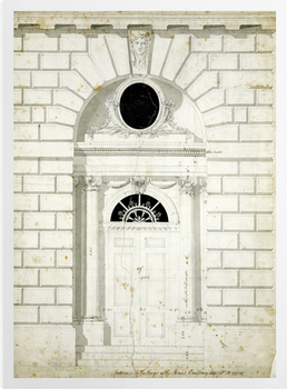 'Somerset House Doorway' Art Prints