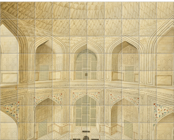 'Interior of the Tomb' Ceramic Tile Mural