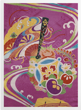 'Detail of a Kimono' Art Prints