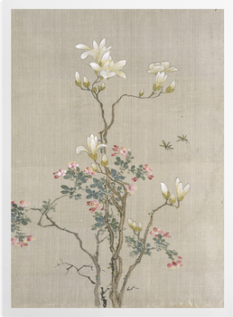 'Flowering Shrubs & Mayflies' Art Prints