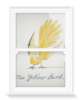 'The Yellow Bird' Decorative Window Film