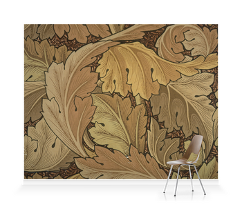 'Acanthus (brown)' Wallpaper murals