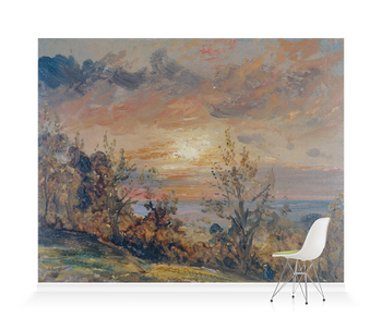 'Sketch at Hampstead: Evening' Wallpaper Mural