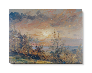 'Sketch at Hampstead: Evening' Canvas Wall Art
