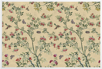 'Camellia Chinoiserie Parchment' Art prints
