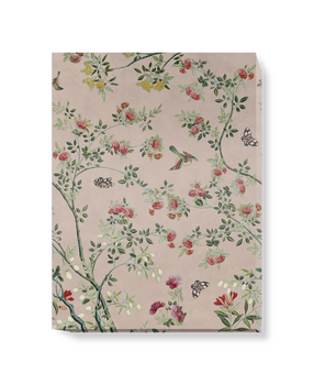 'Camellia Chinoiserie Plaster Pink' Canvas wall art