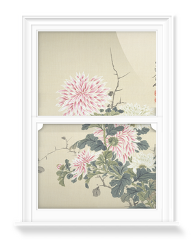 'Japanese Chrysanthemums' Decorative Window Films