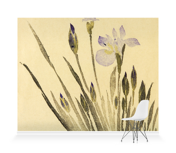 'Kitao Irises' Wallpaper Murals