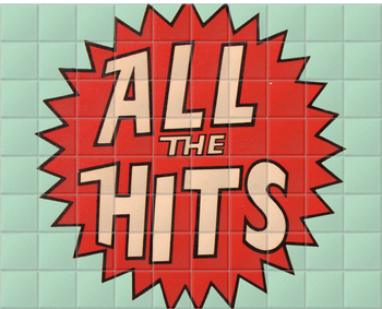 'All The Hits' Ceramic Tile Mural