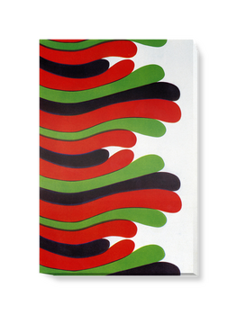 ''60s Blue Red Green Wavy Graphic' Canvas Wall Art
