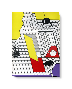 '1986 Pop Art Style Graphic of Kitchen' Canvas Wall Art
