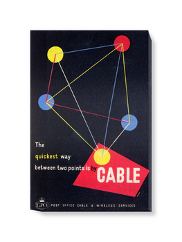 'Penrose Annual 1956 Cable Poster Illustration' Canvas Wall Art