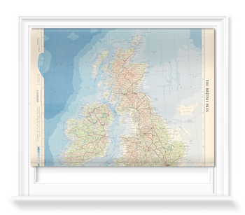'The British Isles' Roller Blind