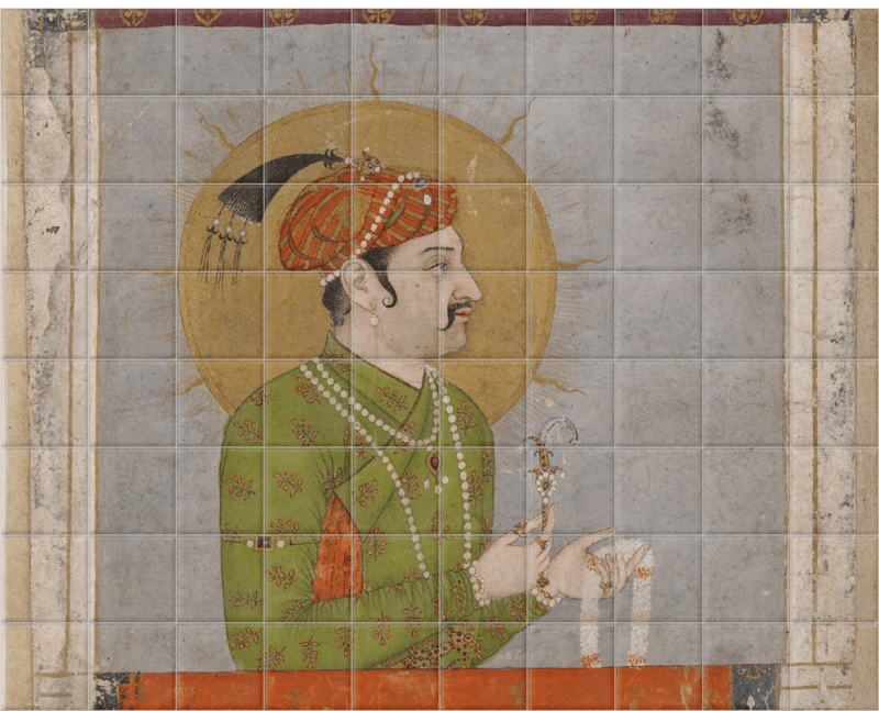 'Portrait of a Prince' Ceramic Tile Mural