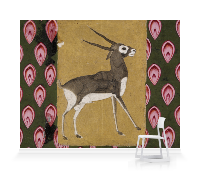 'Grylle of a Deer-Like Animal detail' Wallpaper Mural