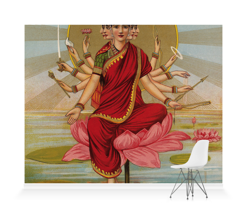 'Gaitri - The Gayatri hymn personified as a Goddess' Wallpaper Mural