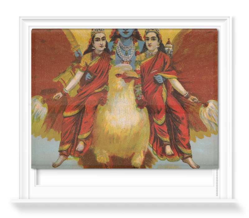 'Garuda-vahana-Vishnu' Roller Blind
