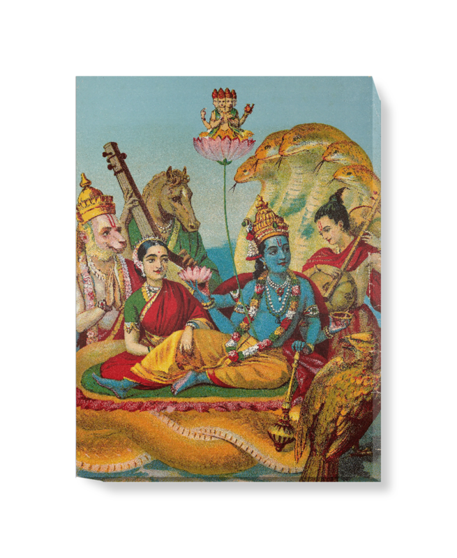 'Sesa-sai Vishnu' Canvas Wall Art