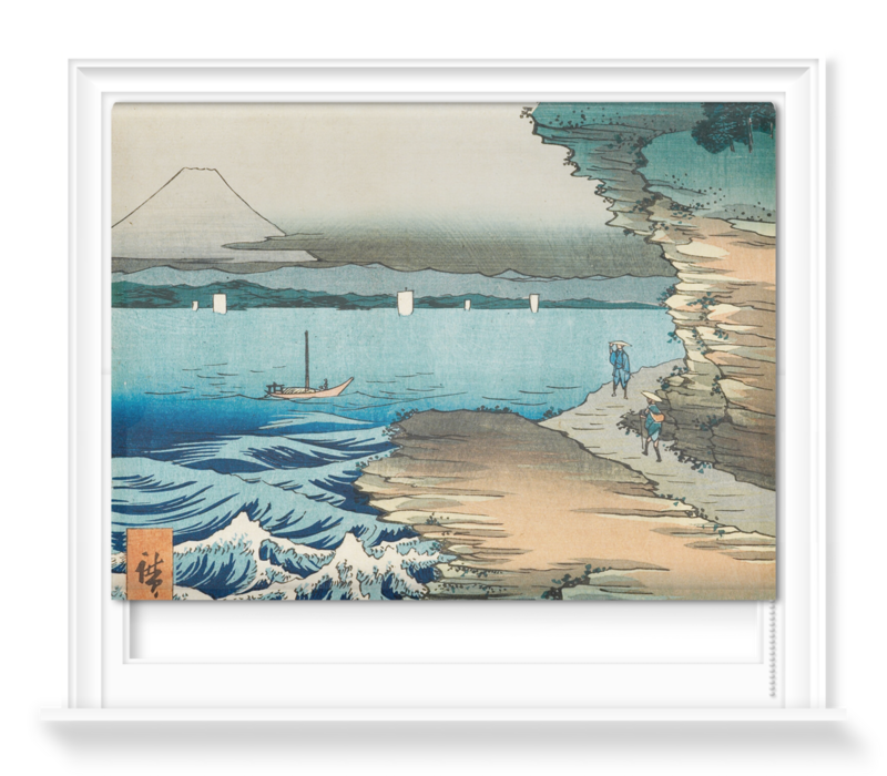 'The Coast at Hota In Awa Province' Roller Blind