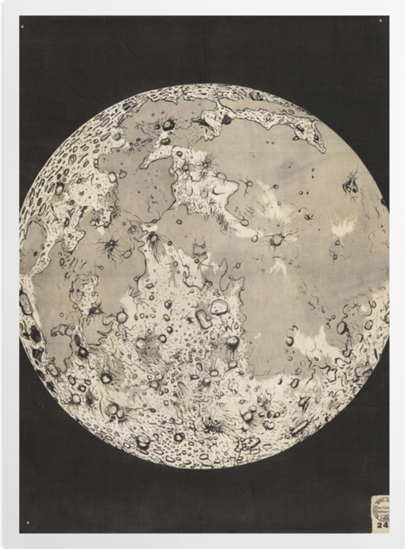 'The Moon II' Art prints