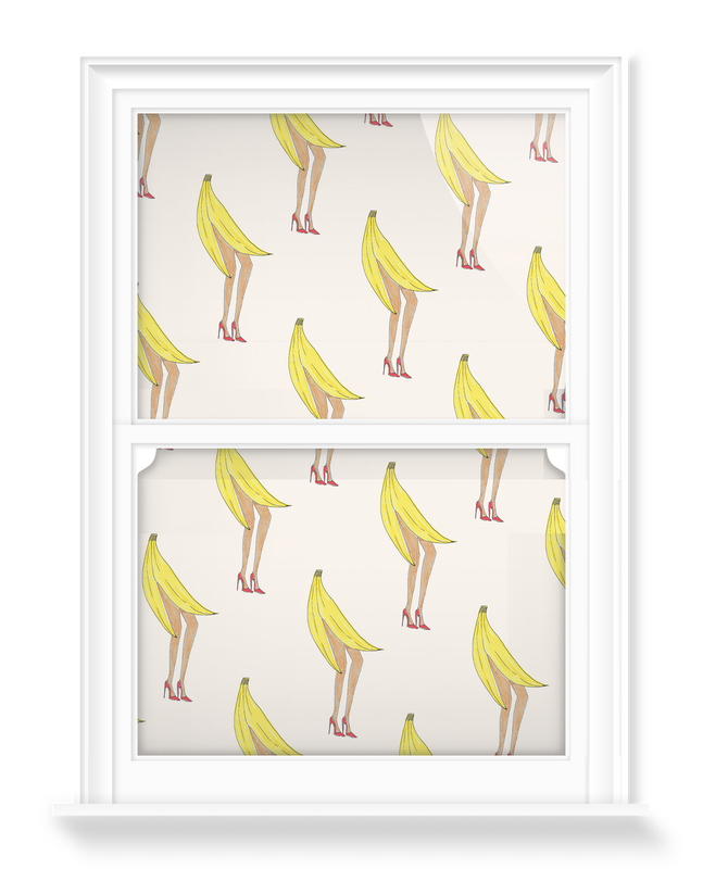 'Banana Legs' Decorative Window Films