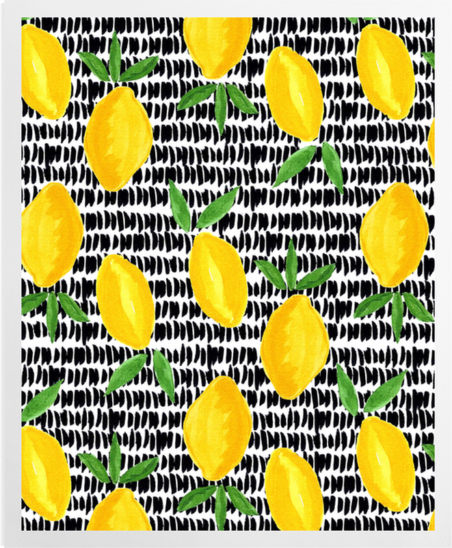 'Lemons 2' Art Prints