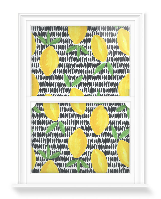 'Lemons 2' Decorative Window Films