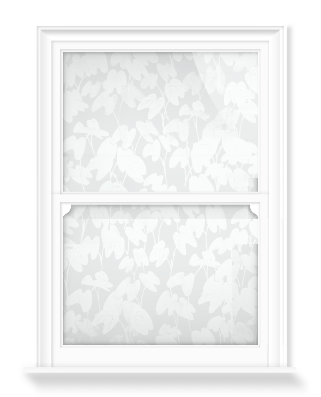 'Floral design II' Decorative window films