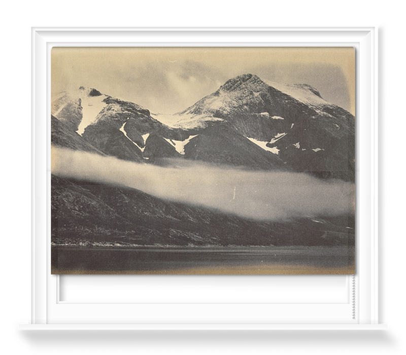 'Kunak Mountain with a fog bank' Roller Blind