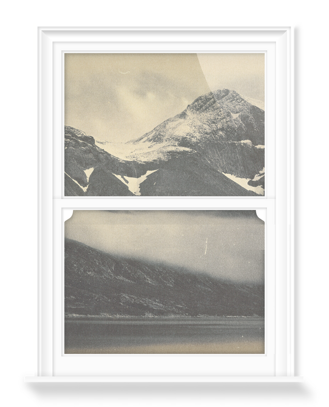 'Kunak Mountain with a Fog Bank' Decorative Window Films