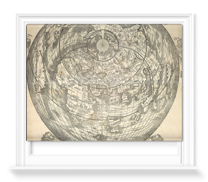 'World map, 1530' Roller Blind