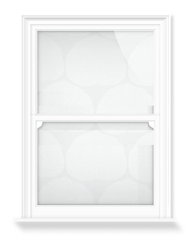 'Leaf White' Decorative window films