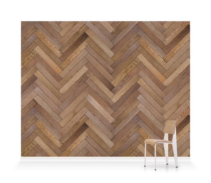 'Parquet Dogtooth' Wallpaper murals