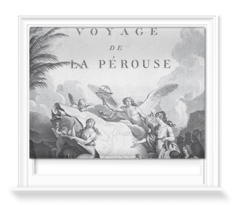 'Atlas du Voyage de La PÈrouse' Roller Blind