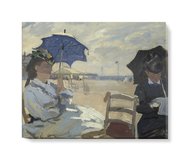 'The Beach at Trouville' Canvas Wall Art