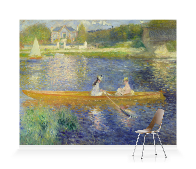 'Boating on the Seine' Wallpaper Mural