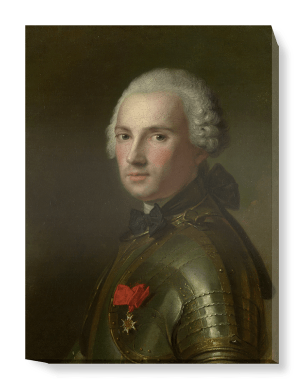 'Portrait of a Man in Armour' Canvas Wall Art