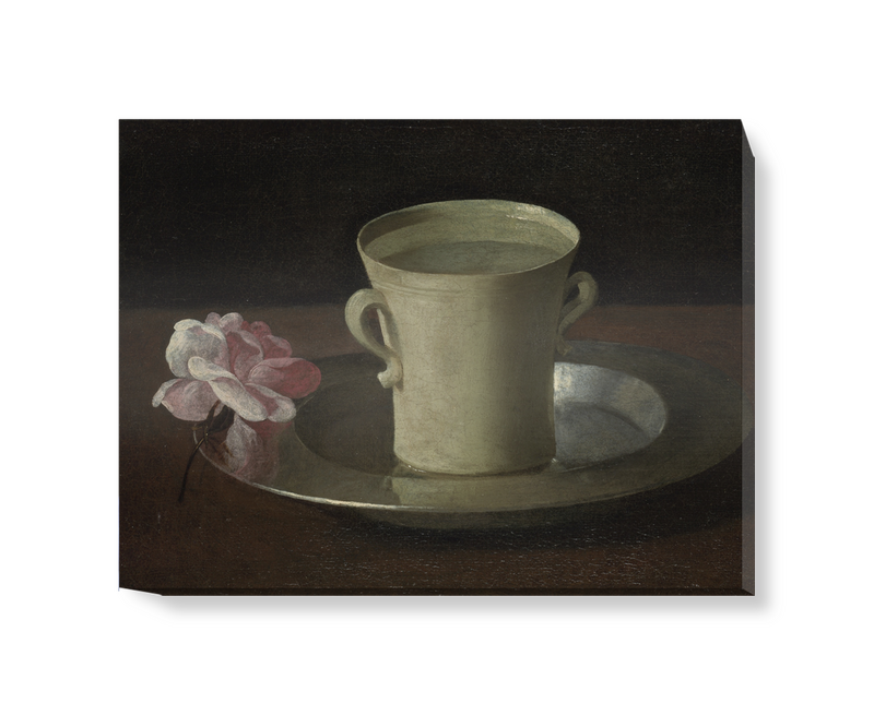 A Cup Of Water And A Rose Canvas Wall Art Surfaceview A Cup Of Water And A Rose Canvas Wall Art Surfaceview