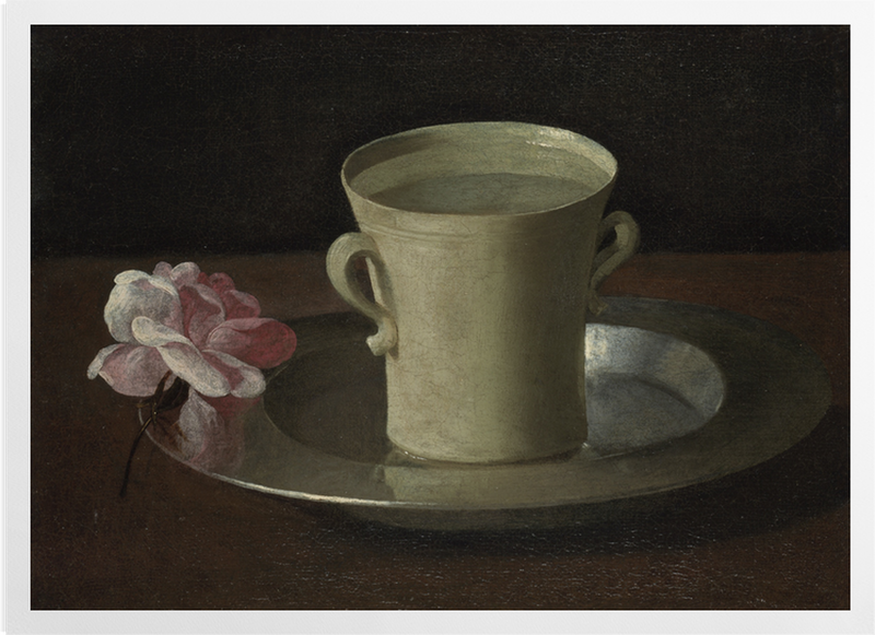 A Cup Of Water And A Rose Art Prints Surfaceview