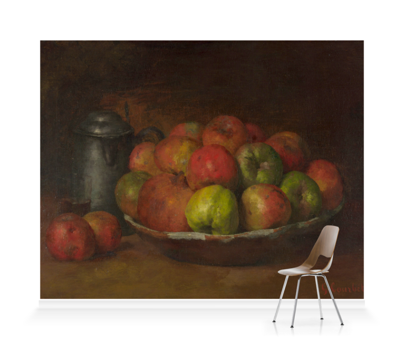 'Still Life with Apples and a Pomegranate' Wallpaper Mural