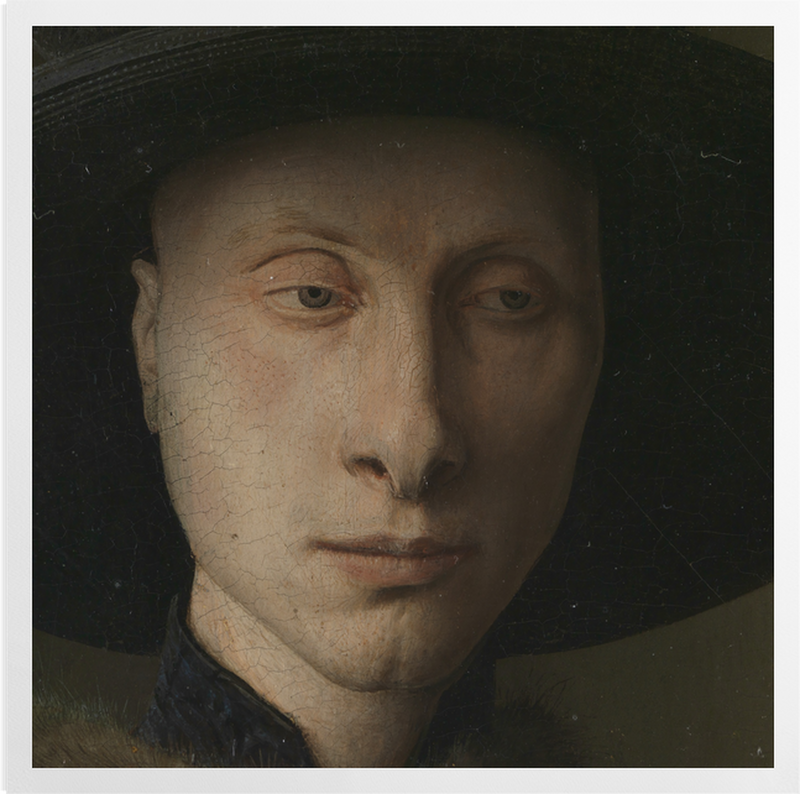 'Detail from The Arnolfini Portrait' Art Prints