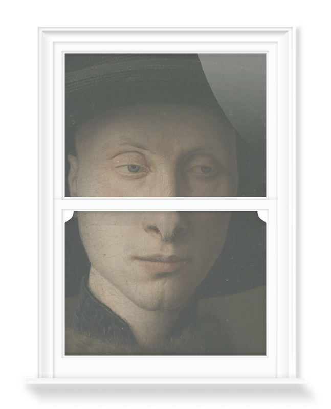 'Detail from The Arnolfini Portrait' Decorative Window Films