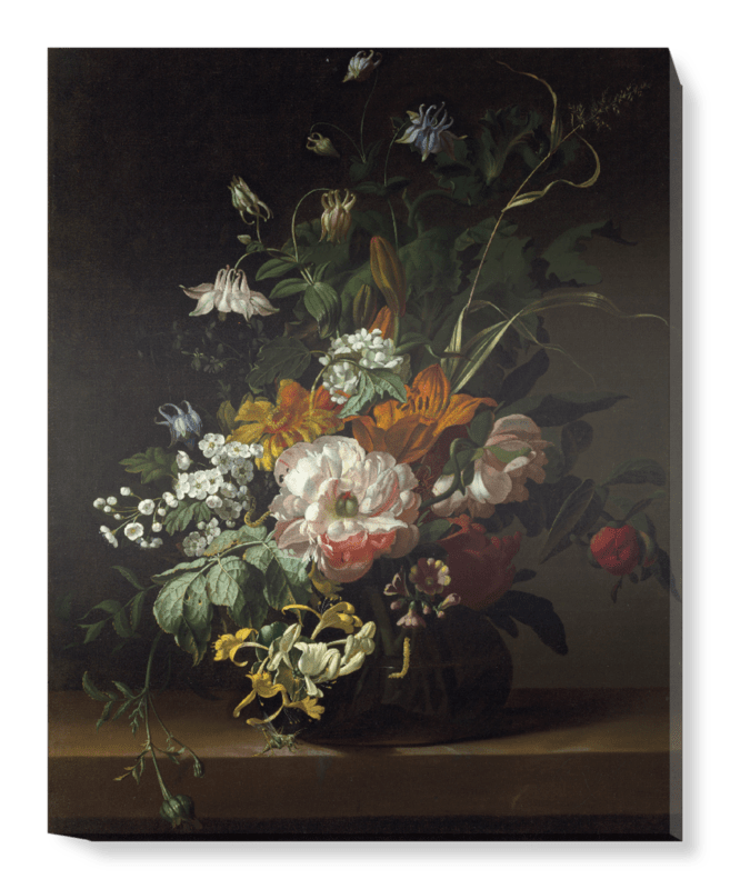 'Flowers in a Vase II' Canvas Wall Art